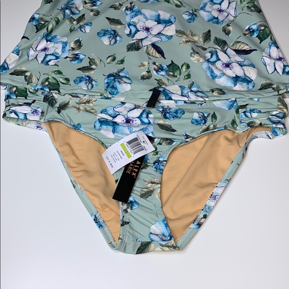 Alex Marie Tankini Bikini Set New Top and Bottom - Picture 2 of 8